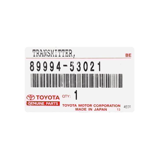 New-Lexus-LX570-2011-Genuine-OEM-Smart-Card-Key-Remote-433MHz-OEM-Part-Number:-89994-53021---Emirates-Keys