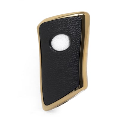 New-Aftermarket-Nano-High-Quality-Gold-Leather-Cover-For-Lexus-Remote-Key-43-Buttons-Black-Color-LXS-B13J3---Emirates-Keys