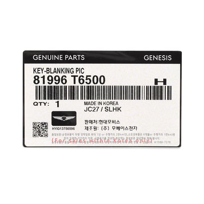 New-Genesis-Genuine---OEM-Smart-Remote-Key-Blade-OEM-Part-Number:-81996-T6500-,-81996T6500---Emirates-Keys