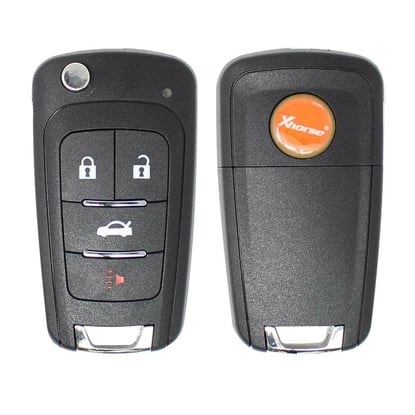 New-Xhorse-Wire-Remote-Key-GM-Flip-Type-4-Buttons-XKBU01EN---Xhorse-Remotes-