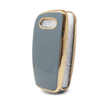 New-Aftermarket-Nano-High-Quality-Cover-For-Audi-Flip-Remote-Key-3-Button-Gray-Color-Audi-C11J---Emirates-Keys