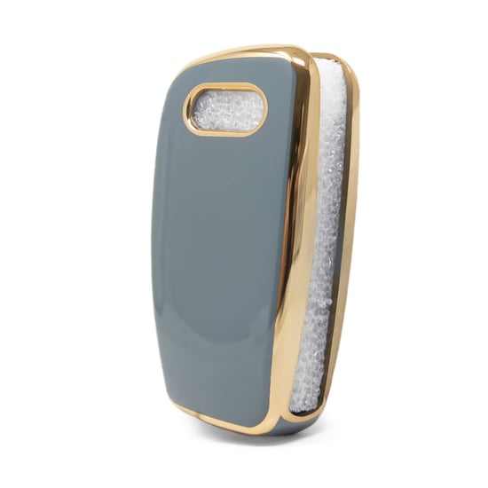 New-Aftermarket-Nano-High-Quality-Cover-For-Audi-Flip-Remote-Key-3-Button-Gray-Color-Audi-C11J---Emirates-Keys