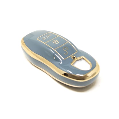 New-Aftermarket-Nano-High-Quality-Cover-For-Porsche-Remote-Key-3-Buttons-Gray-Color-PSC-A11J---Emirates-Keys