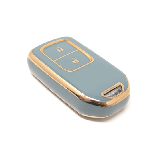 New-Aftermarket-Nano-High-Quality-Cover-For-Honda-Remote-Key-2-Buttons-Gray-Color-HD-A11J2---Emirates-Keys