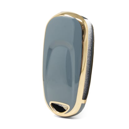 New-Aftermarket-Nano-High-Quality-Cover-For-Buick-Smart-Remote-Key-4-Buttons-Gray-Color-BK-B11J---Emirates-Keys