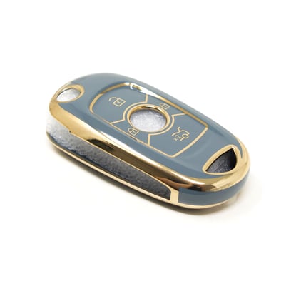 New-Aftermarket-Nano-High-Quality-Cover-For-Buick-Smart-Remote-Key-4-Buttons-Gray-Color-BK-B11J---Emirates-Keys