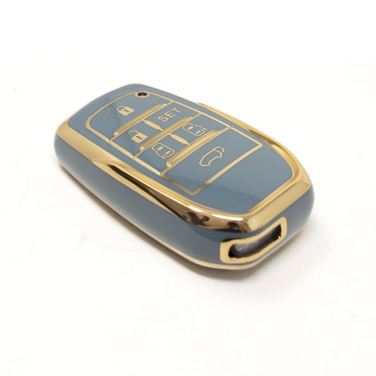New-Aftermarket-Nano-High-Quality-Cover-For-Toyota-Remote-Key-6-Buttons-Gray-Color-TYT-A11J6H---Emirates-Keys