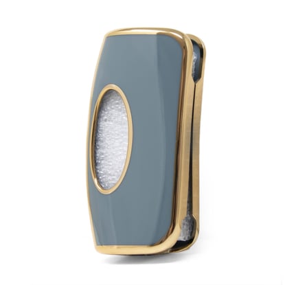 New-Aftermarket-Nano-High-Quality-Cover-For-Ford-Focus-Flip-Remote-Key-3-Buttons-Gray-Color-Ford-G11J---Emirates-Keys