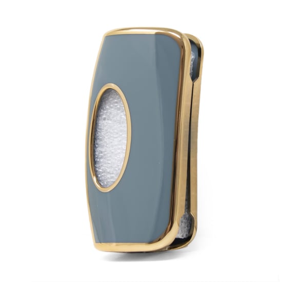 New-Aftermarket-Nano-High-Quality-Cover-For-Ford-Focus-Flip-Remote-Key-3-Buttons-Gray-Color-Ford-G11J---Emirates-Keys