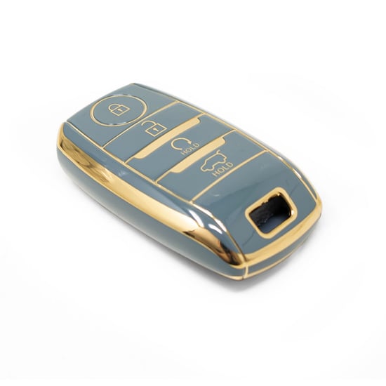 New-Aftermarket-Nano-High-Quality-Cover-For-Kia-Remote-Key-4-Buttons-Gray-Color-KIA-D11J4B---Emirates-Keys