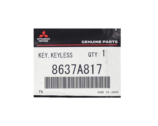 Brand-NEW-Mitsubishi-Outlander-2015-2019-Genuine-OEM-Smart-Key-4-Buttons-315MHz-Manufacturer-Part-Number:-8637A817---FCCID:-OUC644M-KEY-N