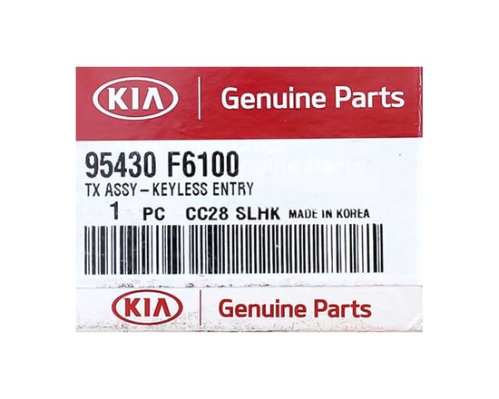 NEW-KIA-Cadenza-2016-2020-Genuine-OEM-Flip-Remote-Key-433MHz-3-Buttons-95430-F6100-95430F6100---FCCID:-RKE-4F28---Emirates-Keys
