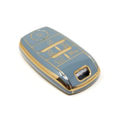 New-Aftermarket-Nano-High-Quality-Cover-For-Kia-Remote-Key-6-Buttons-Gray-Color-KIA-D11J6---Emirates-Keys
