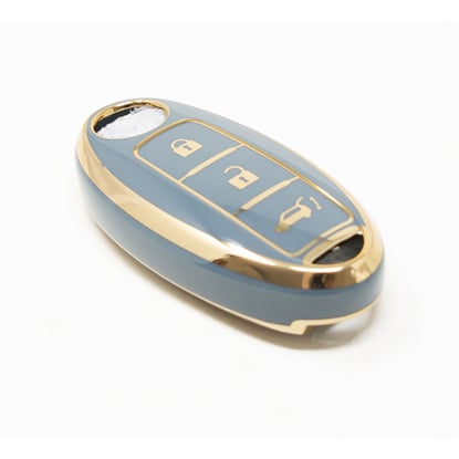 New-Aftermarket-Nano-High-Quality-Cover-For-Nissan-Remote-Key-3-Buttons-Gray-Color-NS-A11J3B---Emirates-Keys