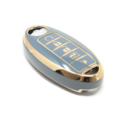 New-Aftermarket-Nano-High-Quality-Cover-For-Nissan-Remote-Key-5-Buttons-Gray-Color-NS-A11J5---Emirates-Keys
