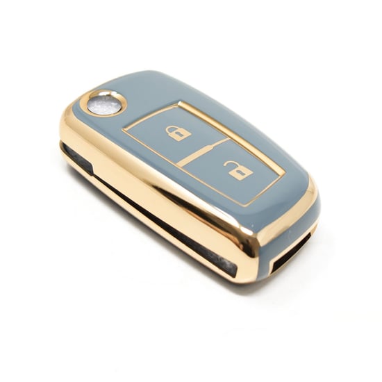 New-Aftermarket-Nano-High-Quality-Cover-For-Nissan-Flip-Remote-Key-2-Buttons-Gray-Color-NS-B11J2---Emirates-Keys