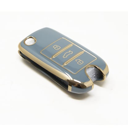New-Aftermarket-Nano-High-Quality-Cover-For-Roewe-Flip-Remote-Key-3-Buttons-Gray-Color-RW-A11J---Emirates-Keys