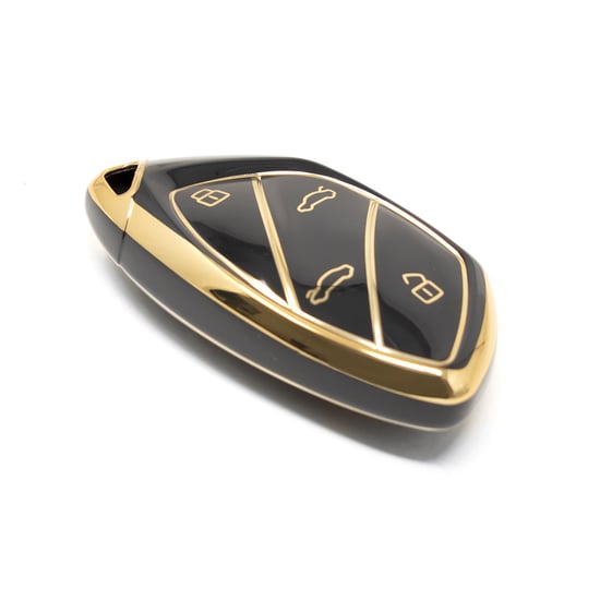 New-Aftermarket-Nano-High-Quality-Cover-For-Roewe-Remote-Key-4-Buttons-Black-Color-RW-D11J---Emirates-Keys