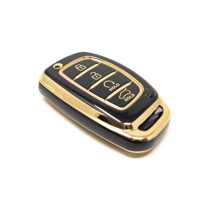 New-Aftermarket-Nano-High-Quality-Cover-For-Hyundai-Smart-Remote-Key-4-Buttons-Black-Color-HY-A11J4B---Emirates-Keys