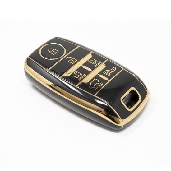 New-Aftermarket-Nano-High-Quality-Cover-For-Kia-Remote-Key-6-Buttons-Black-Color-KIA-D11J6---Emirates-Keys