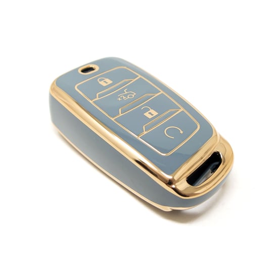 New-Aftermarket-Nano-High-Quality-Cover-For-Changan-Remote-Key-4-Buttons-Gray-Color-CA-D11J---Emirates-Keys