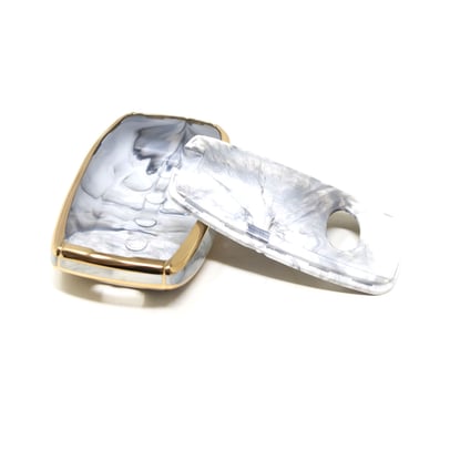 New-Aftermarket-Nano-High-Quality-Marble-Cover-For-Kia-Remote-Key-4-Buttons-White-Color-KIA-D12J4A---Emirates-Keys