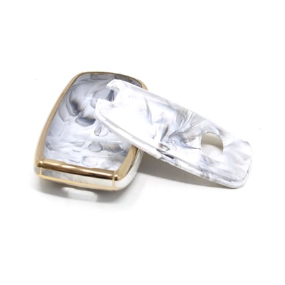 New-Aftermarket-Nano-High-Quality-Marble-Cover-For-Kia-Remote-Key-6-Buttons-White-Color-KIA-D12J6---Emirates-Keys