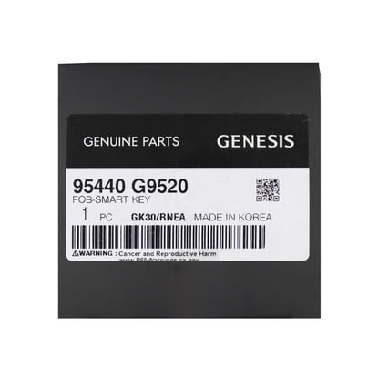 New-Hyundai-Genesis-G70-2022-Genuine-OEM-Smart-Remote-4-Button-Auto-Start-433MHz-Manufacturer-Part-Number:-95440-G9520-FCC-ID:-TQ8-FOB-4F37---Emirates-Keys