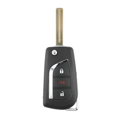 New-Aftermarket-Toyota-2019-Flip-Remote-Key-Shell-2+1-Buttons-Toy48-Blade-High-Quality-Best-Price---Emirates-Keys