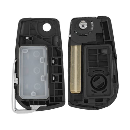 New-Aftermarket-Toyota-2019-Flip-Remote-Key-Shell-2+1-Buttons-Toy48-Blade-High-Quality-Best-Price---Emirates-Keys