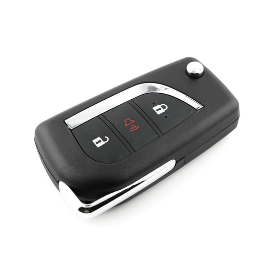 New-Aftermarket-Toyota-2019-Flip-Remote-Key-Shell-2+1-Buttons-Toy48-Blade-High-Quality-Best-Price---Emirates-Keys