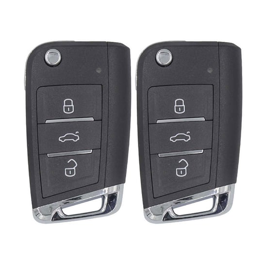 New-Keyless-Entry-Kit-Fit-For-Volkswagen-with-Factory-OEM-Push-Start-Button-&-Comfort-Access---Entry-Flip-Type-Remote---Emirates-Keys