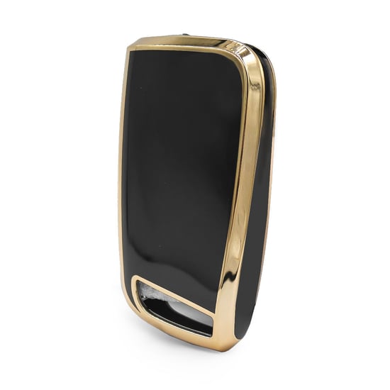 New-Aftermarket-Nano--High-Quality-Cover-For-Volkswagen-VW-Touran-Flip-Remote-Key-3-Buttons-Black-Color---Emirates-Keys