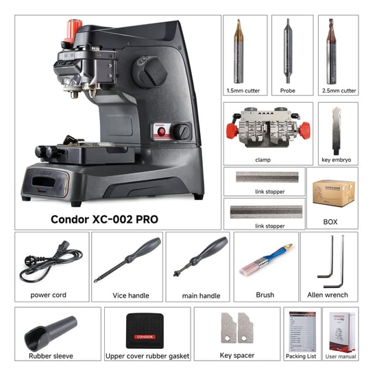 2024-New-Original-Xhorse-CONDOR-XC-002-XC002-Pro-Manual-Key-Cutting-Machine---Emirates-Keys