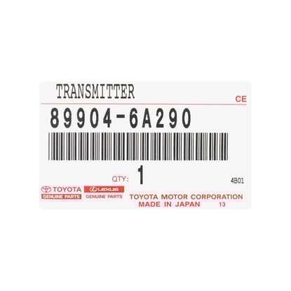 New-Toyota-Land-Cruiser-Prado-2020-Genuine---OEM-Smart-Remote-Key-3-Buttons-315.11-314.35MHz-OEM-Part-Number:-89904-6A290-,-899046A290---Emirates-Keys