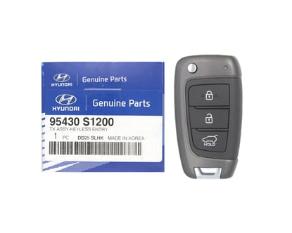 NEW-Hyundai-Santa-Fe-2018-Genuine-OEM-Flip-Remote-Key-3-Buttons-433MHz-95430-S1200-95430S1200---Emirates-Keys