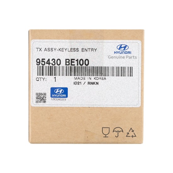 New-Hyundai-Kona-2024-Genuine---OEM-Flip-Remote-Key-3-Buttons-433MHz-OEM-Part-Number:-95430-BE100-,-95430BE100---Emirates-Keys