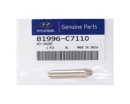 New-Hyundai-Creta-Genuine-OEM-Flip-Remote-Key-Blade-Manufacturer-Part-Number:-81996-C7110---MK3