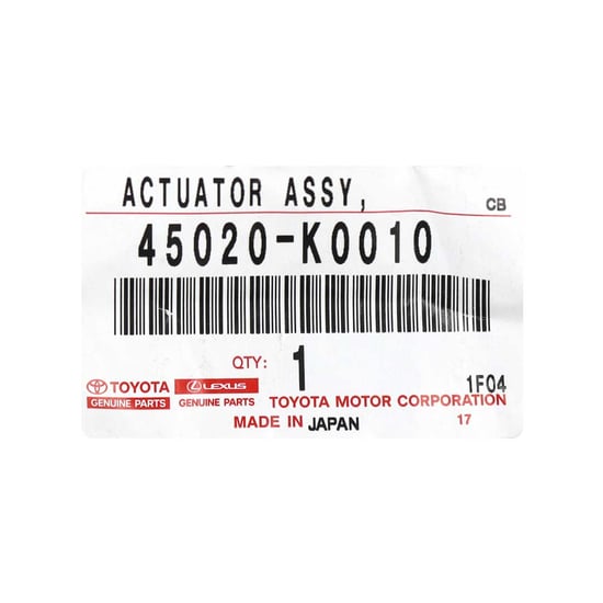 New-Toyota-Land-Cruiser-2022-Genuine-Steering-Lock-(-ACTUATOR-ASSY-)-OEM-Part-Number:-45020-K0010---Emirates-Keys