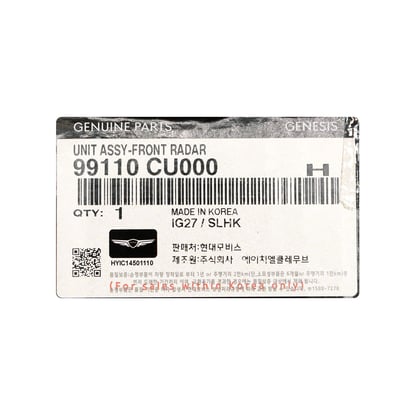 New-Hyundai-Genuine---OEM-Unit-Assy-Front-Radar-OEM-Part-Number:-99110-CU000---Emirates-Keys