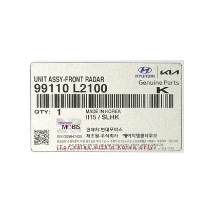 New-Kia-K5-Genuine---OEM-Unit-Assy-Front-Radar-OEM-Part-Number:-99110-L2100---Emirates-Keys