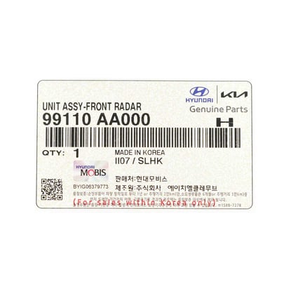 New-Hyundai-Elantra-Genuine---OEM-Unit-Assy-Front-Radar-OEM-Part-Number:-99110-AA000---Emirates-Keys