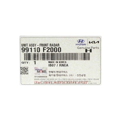 New-Hyundai-Elantra-Genuine---OEM-Unit-Assy-Front-Radar-OEM-Part-Number:-99110-F2000---Emirates-Keys