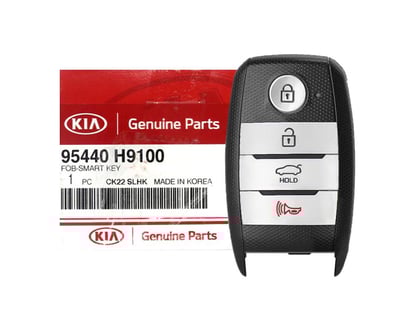 NEW-KIA-Rio-2018-2021-Genuine-OEM-Smart-Remote-Key-4-Buttons-433MHz-95440-H9100-95440H9100---FCCID:-NY0SYEC4F0B1611---Emirates-Keys