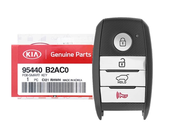NEW-KIA-Soul-2017-2018-Genuine-OEM-Smart-Key-Remote-4-Buttons-433MHz-DST128-Transponder-95440-B2AC0-95440B2AC0---FCCID:-CQOFN00100---Emirates-Keys