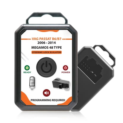 New-Bundle-Volkswagen-Passat-Emulator-for-B6---B7--MEGAMOS-48-Type-Steering-Lock-Emulator-4-Pcs-+-Connection-Adapter---Emirates-Keys