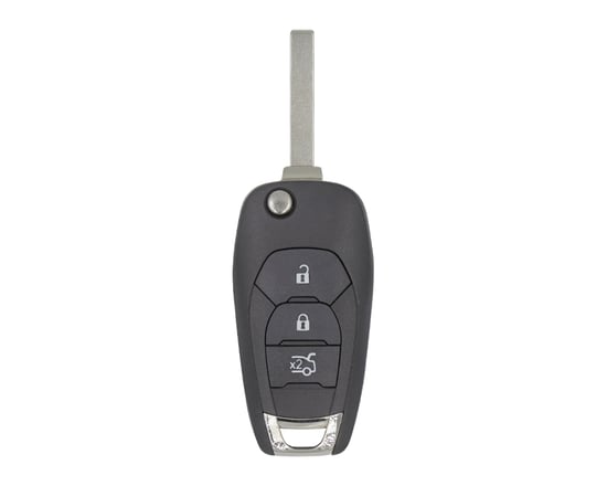 New-Aftemarket-Chevrolet-2019-Type-Flip-Remote-Key-3-Buttons-433Mhz-PCF7937E-Transponder-High-Quality-Low-Price-Order-Now-Blade-----Emirates-Keys