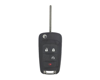 Chevrolet-Equinox-Sonic-2010-2019-STARTTEC-Genuine-OEM-Flip-Remote-Key-4-Buttons-Auto-start-Type-315MHz-5913597---FCCID:-OHT01060512---Chip-Philips-ID-46-GM