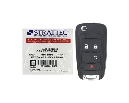 Picture of Chevrolet Equinox Sonic 2010-2019 Genuine Flip Remote Key 315MHz 5913597