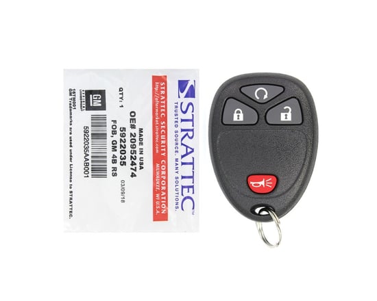 New-GMC-Chevrolet-Buick-Cadillac-2007-2019-Genuine---OEM-Remote-Key-3+1-Buttons-315MHz-OEM-Part-Number:-5922035,-FCC-ID:-OUC60221---OUC60270---Emirates-Keys